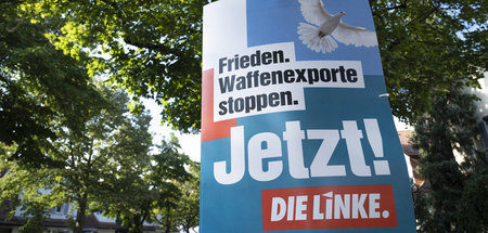 Linke-Wahlplakat in Offenbach (31.8.2021)