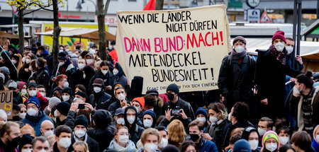 Demonstration in Berlin gegen das Urteil des Bundesverfassungsge
