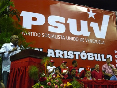 Aristóbulo Istúriz, Oberbürgermeister von Caracas in spe, am Mit... Aristóbulo Istúriz, Oberbürgermeister von Caracas in spe, am Mit...