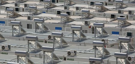 Die Lagerverwaltung spricht von »menschenwürdiger« Unterbringung...