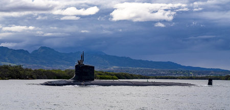 Schnellangriffs-U-Boot »USS Missouri« auf dem Weg ins Südchinesi...