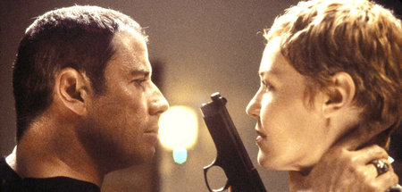 John Travolta und Connie Nielsen in »Basic«
