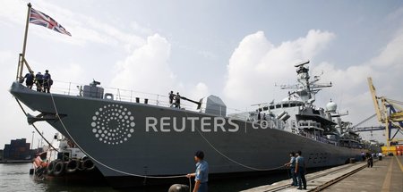 Die »HMS Richmond« macht 2011 Halt in Indonesien