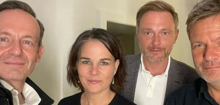 Wissing und Lindner haben die gleiche Frisur. Scholz und Laschet...