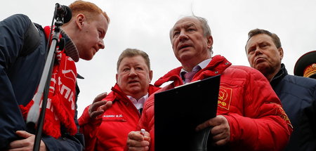 Will die Bewerber der Regierungspartei in Moskau nicht anerkenne...