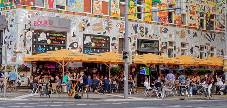 Schön bunt hier: Fischer-Art-Haus im Leipziger Stadtteil Connewi...