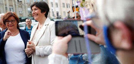 »Geburtsstunde der Oppositionskoalition«: Klara Dobrev (2. v. l....