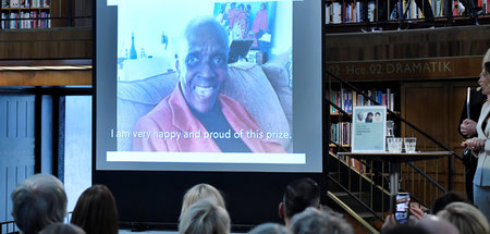 Gute Quoten bei den Buchhaltern: Maryse Condé (zugeschaltet beim...