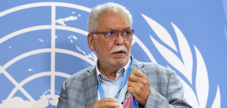 Kamel Jendoubi, Vorsitzender der UN-Expertengruppe für den Jemen