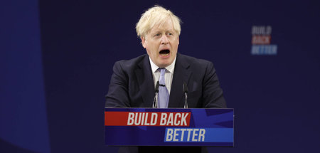 »Besser wieder aufbauen«: Motto des britischen Premiers Johnsons... »Besser wieder aufbauen«: Motto des britischen Premiers Johnsons...
