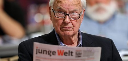 »Unser Einbruch liegt allein an uns«: Hans Modrow beim Bundespar...