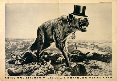 John Heartfield: Krieg und Leichen, 1932 (aus der Ausstellung) John Heartfield: Krieg und Leichen, 1932 (aus der Ausstellung)