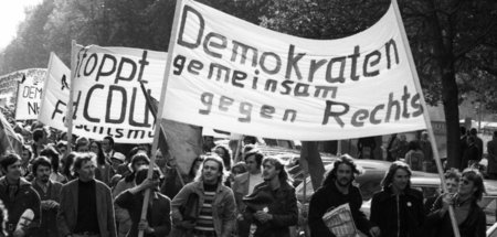 »Gemeinsam gegen rechts« war die Parole einer Demonstration im W...