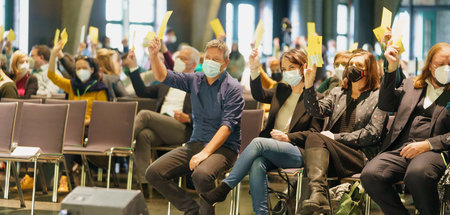 Drängen an den Kabinettstisch: Grünen-Spitzenpersonal beim klein...