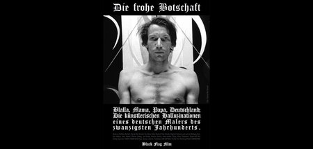 Filmplakat zu »Die Frohe Botschaft« über den Maler Blalla W. Hal... Filmplakat zu »Die Frohe Botschaft« über den Maler Blalla W. Hal...