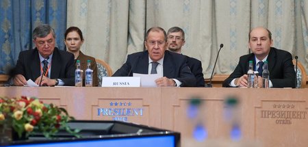Russlands Außenminister Sergej Lawrow hat am Mittwoch in Moskau ... Russlands Außenminister Sergej Lawrow hat am Mittwoch in Moskau ...