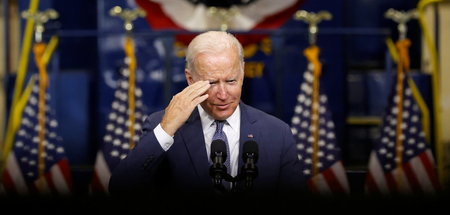 »Wir sind alarmiert«: US-Präsident Joseph Biden am Montag auf ei...
