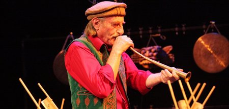 Hartmut Geerken beim Jazzfestival im Haus der Berliner Festspiel...