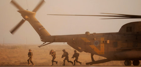 Israelische Soldaten auf dem Hatzerim-Stützpunkt (27.6.2019)