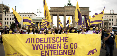 Eine Forderung, viele Unterstützer: Demonstration gegen steigend...