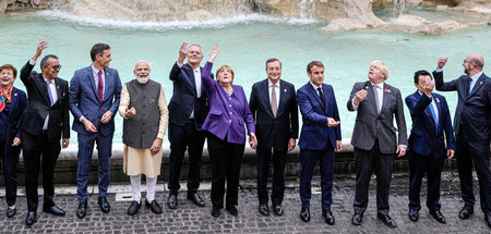 Die eigenen Penunzen im Blick: G20-Staatschefs werfen am Sonntag...