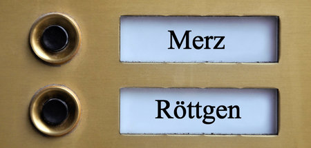 Die CDU-Politiker Merz und Röttgen rechnen sich gute Chancen für... Die CDU-Politiker Merz und Röttgen rechnen sich gute Chancen für...