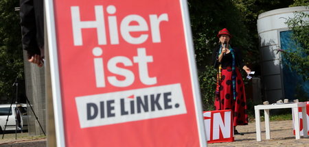 Anke Domscheit-Berg, die bei der Bundestagswahl auf Platz zwei d...