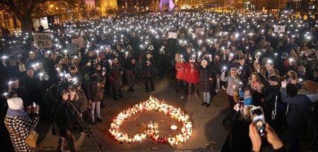 Auch in Poznan gingen Frauen gegen das Verbot von Schwangerschaf...