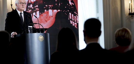 Wirbt für »Partiotismus der leisen Töne«: Bundespräsident Frank-...