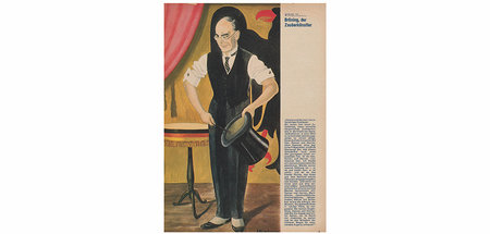 Brüning, der Zauberkünstler. Karikatur aus Der Wahre Jacob, 1931