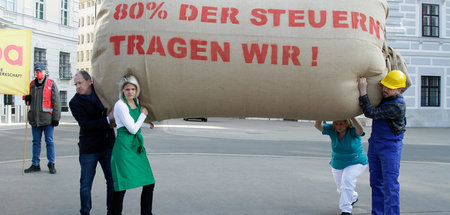 Abgabenlast: Für Beschäftigte kaum mehr zu stemmen (Wien, 1.3.20...