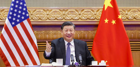 Xi Jinping im Gespräch mit seinem Amtskollegen Joseph Biden (16....
