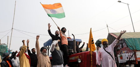 Haben sich gegen den rechten Premier Modi durchgesetzt: Indische...