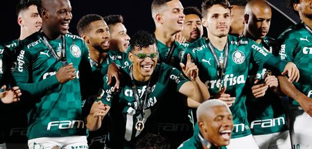 Da kann man schon mal strahlen: Palmeiras gewinnt wieder die Cop...