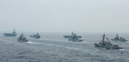 China im Visier: US-Kriegsschiffe im Rahmen des Malabar-Manövers...