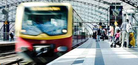 Die von Kritikern befürchtete Privatisierung der Berliner S-Bahn...