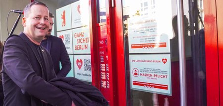 Klaus Lederer (Die Linke) kommt zu Sondierungsgesprächen ins Kur...