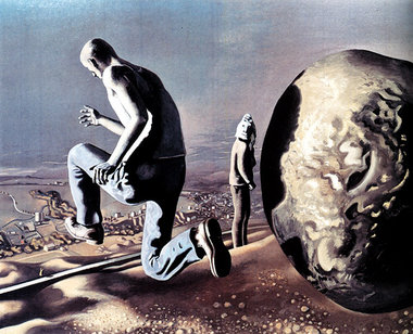 Die Flucht des Sisyphos (Wolfgang Mattheuer, 1972) Die Flucht des Sisyphos (Wolfgang Mattheuer, 1972)
