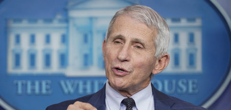 Anthony Fauci im Weißen Haus (Washington, 1.12.2021)