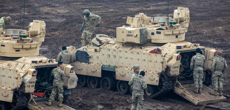 Die Ressourcen sind nicht unendlich: US-Soldaten üben in Litauen...