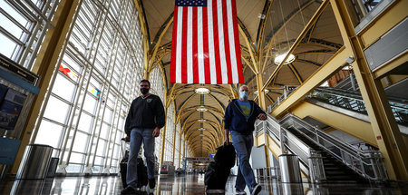 Reagan National Airport in Arlington am 25. November 2021