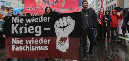 Demonstration zum Tag der Befreiung am 8. Mai 2017 in München