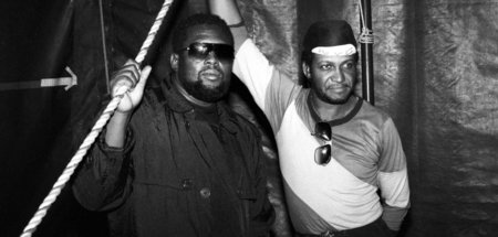 Und es machte klick: Sly & Robbie (l.) in Berlin (1990)