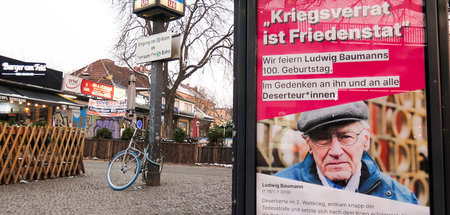 Plakataktion in Gedenken an Ludwig Baumann in Berlin (Dezember 2... Plakataktion in Gedenken an Ludwig Baumann in Berlin (Dezember 2...