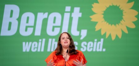 Will mit am Tisch sitzen: Vorsitzkandidatin Ricarda Lang (Berlin... Will mit am Tisch sitzen: Vorsitzkandidatin Ricarda Lang (Berlin...