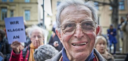 Enrico Pieri am Tag, als er Beschwerde gegen die Verfahrenseinst...