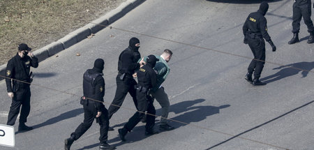 Auch 2021 kam es zu vereinzelten Protesten, die von der Polizei ...