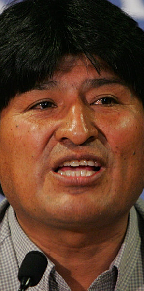 Präsident Evo Morales