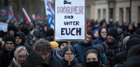 Gedenkdemonstration für den in Haft verbrannten Oury Jalloh anlä...