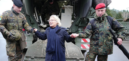 Vom Transportpanzer auf die Showbühne: Christine Lambrecht (SPD)